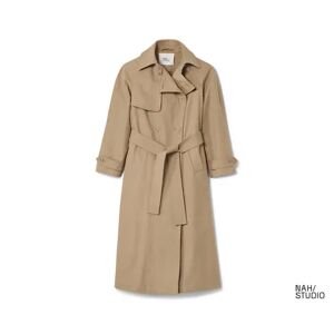 Tchibo - NAH/STUDIO Trenchcoat   recycelte Baumwolle Braun - 100% Baumwolle - Gr.: 36 Polyester  36 female