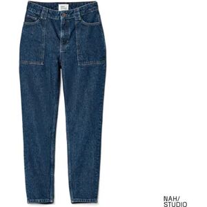 Tchibo - NAH/STUDIO Mom-Jeans   recycelte Baumwolle - Dark Blue - 100% Baumwolle - Gr.: 31 Polyester Dark 31 female