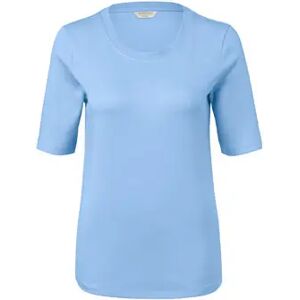 Tchibo - Halbarmshirt - Hellblau - 100% Baumwolle - Gr.: XS Baumwolle  XS female