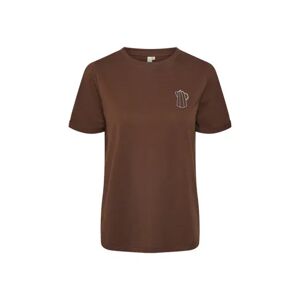 Tchibo - T-Shirt mit Stickerei - Hellgrün - 100% Baumwolle - Gr.: M Baumwolle  M 40/42 female