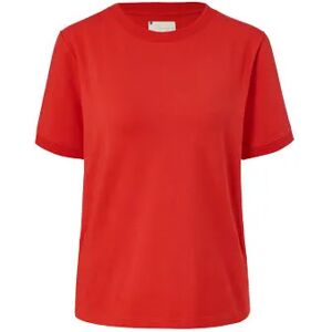 Tchibo - T-Shirt - Rot - Gr.: S Baumwolle Rot S 36/38 female