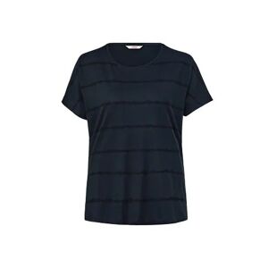 Tchibo - Shirt mit Rundhalsausschnitt - Dunkelblau - Gr.: S Baumwolle  S 36/38 female
