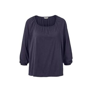 Tchibo - Blusenshirt mit 3/4-Arm - Dunkelblau - Gr.: M Baumwolle  M 40/42 female