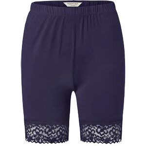 Tchibo - Radlershorts mit Spitzenborte - Dunkelblau - Gr.: XL Baumwolle  XL 48/50 female