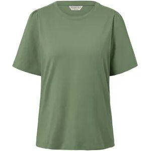 Tchibo - Shirt mit Raffung - Grün - 100% Baumwolle - Gr.: XL Baumwolle Grün XL 48/50 female