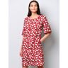 alba moda Kleid mit Halbarm rot 42