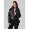 Vero Moda Curve Lederimitatjacke »VMCBELLAANNA SHORT COATED JKT CUR NOOS«,... Black  50