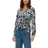 s.Oliver Wickelbluse, mit Alloverprint navy  36