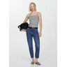 Mango Comfort Mom-Jeans mit hoher Bundhöhe - Dunkelblau - 32 - weiblich