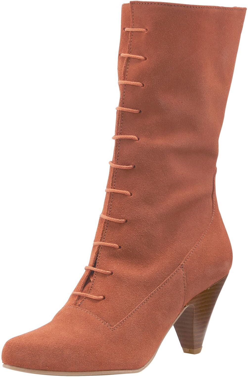 heine Schnürstiefel orange  35 36 37 38 39 40 41 42