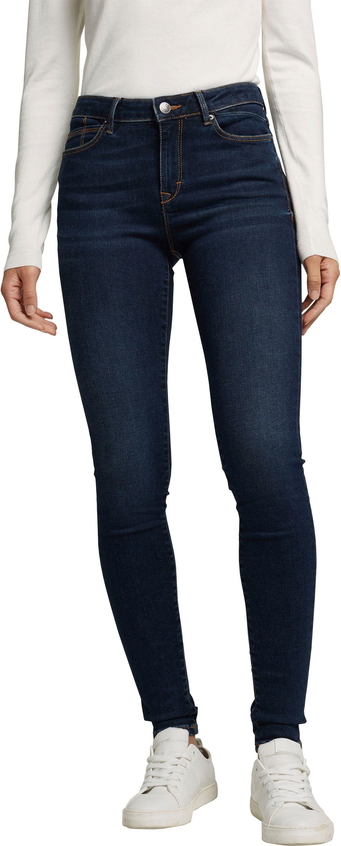 Esprit Skinny-fit-Jeans, in modischer Waschung blau Größe 27 28 29 30 31 32 33