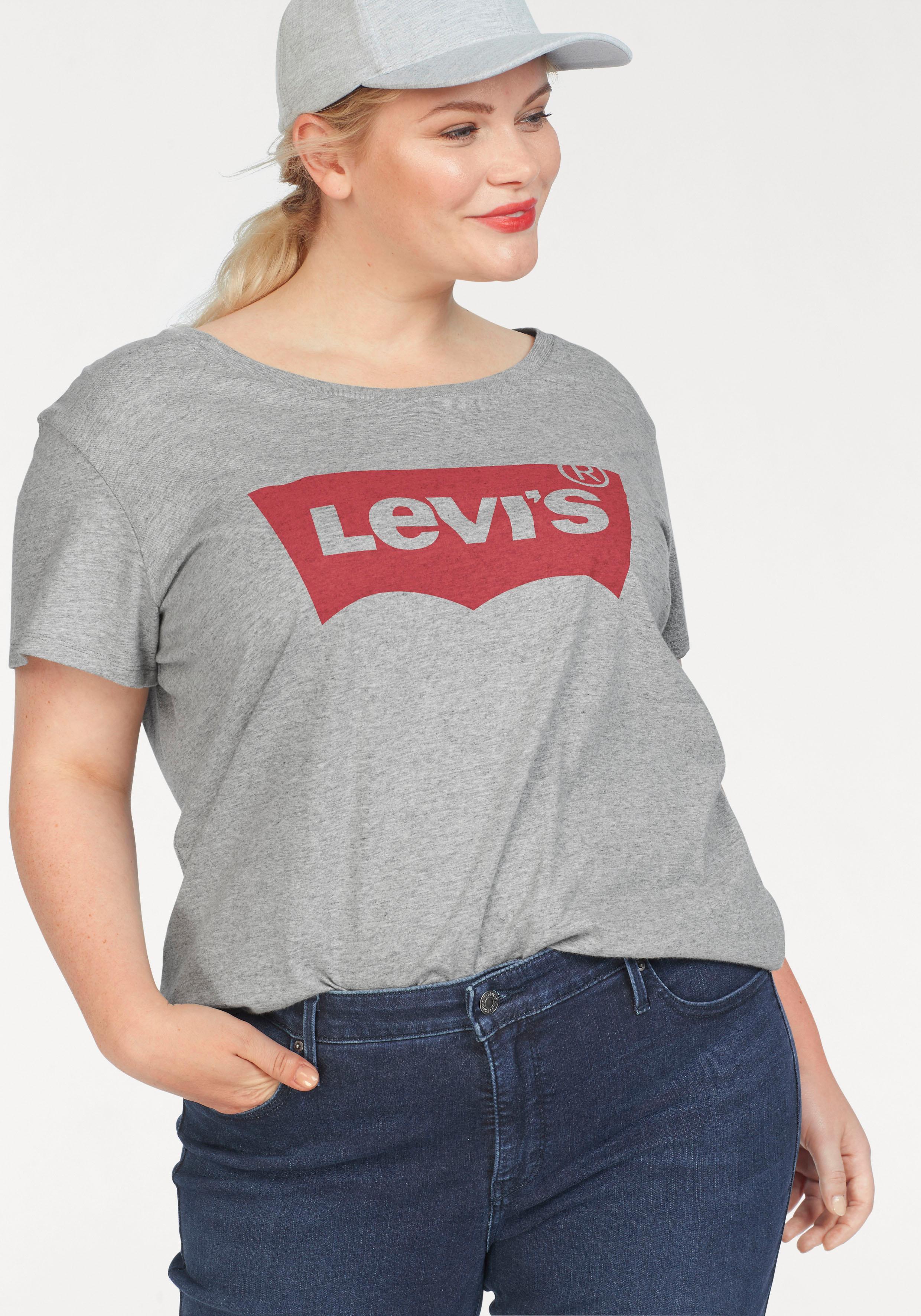 Levi's® Plus T-Shirt »Perfect Tee«, mit Batwing-Logo bunt Größe XL (44) XXL (46/48) XXXL (50/52)