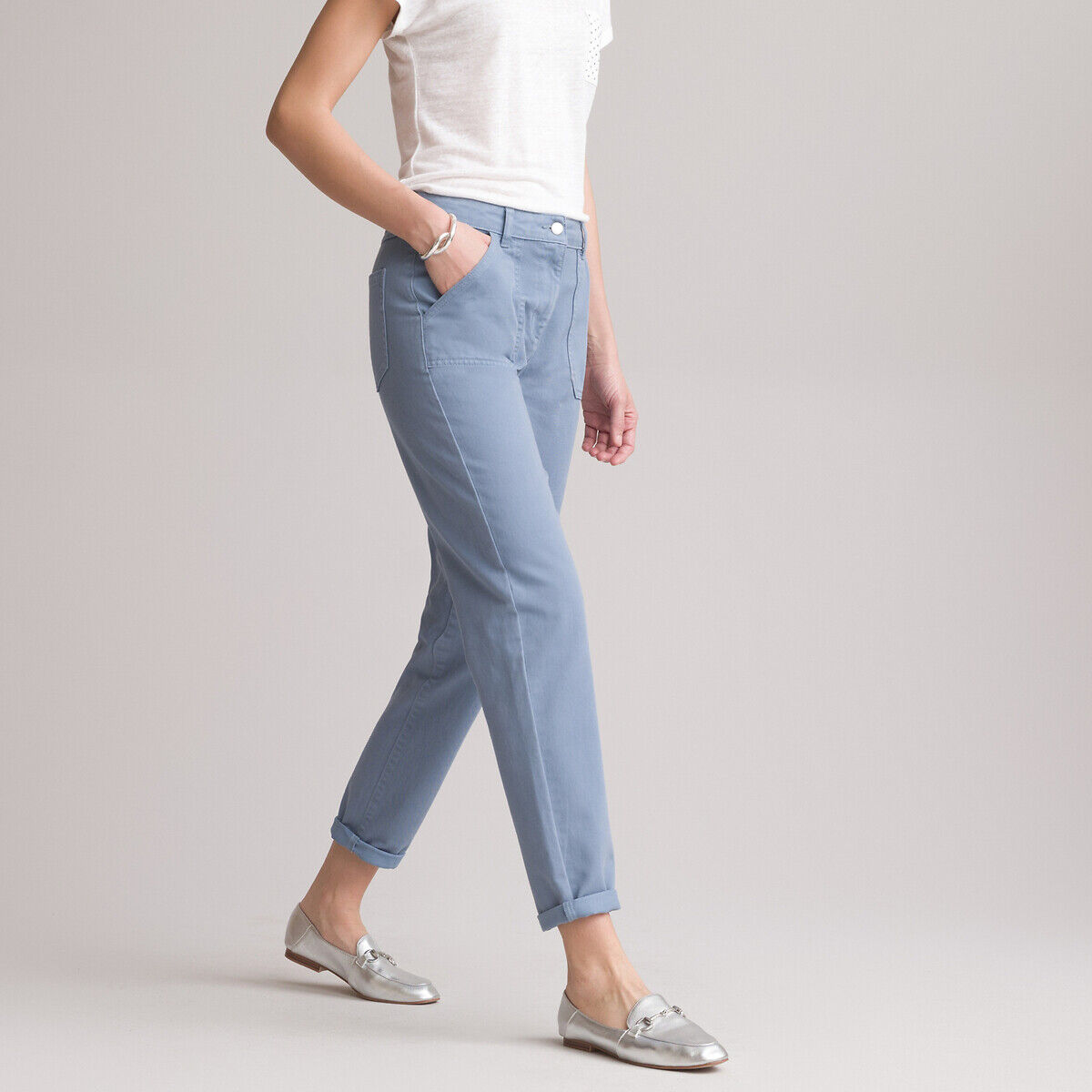 ANNE WEYBURN Slim-Jeans BRAUN;BLAU