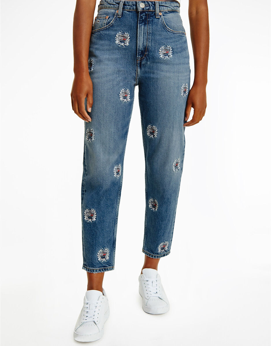 TOMMY JEANS Mom-Jeans BLAU