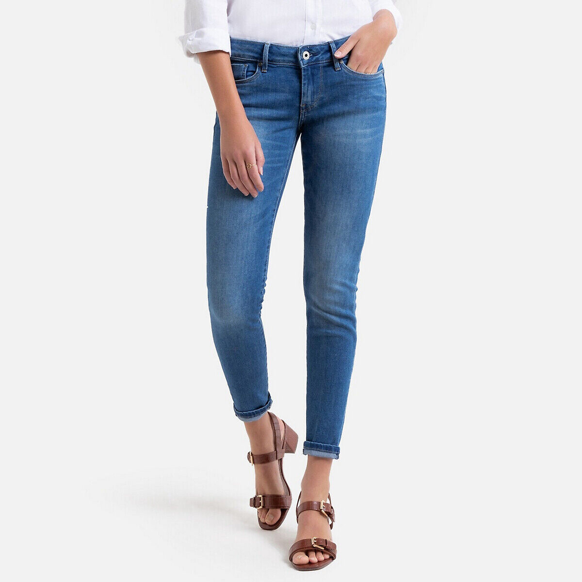 PEPE JEANS Skinny-Jeans BLAU