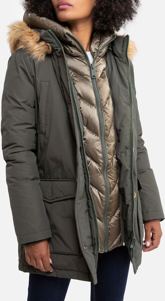 SCHOTT Parka JKT Sylvanie W, halblang GRÜN