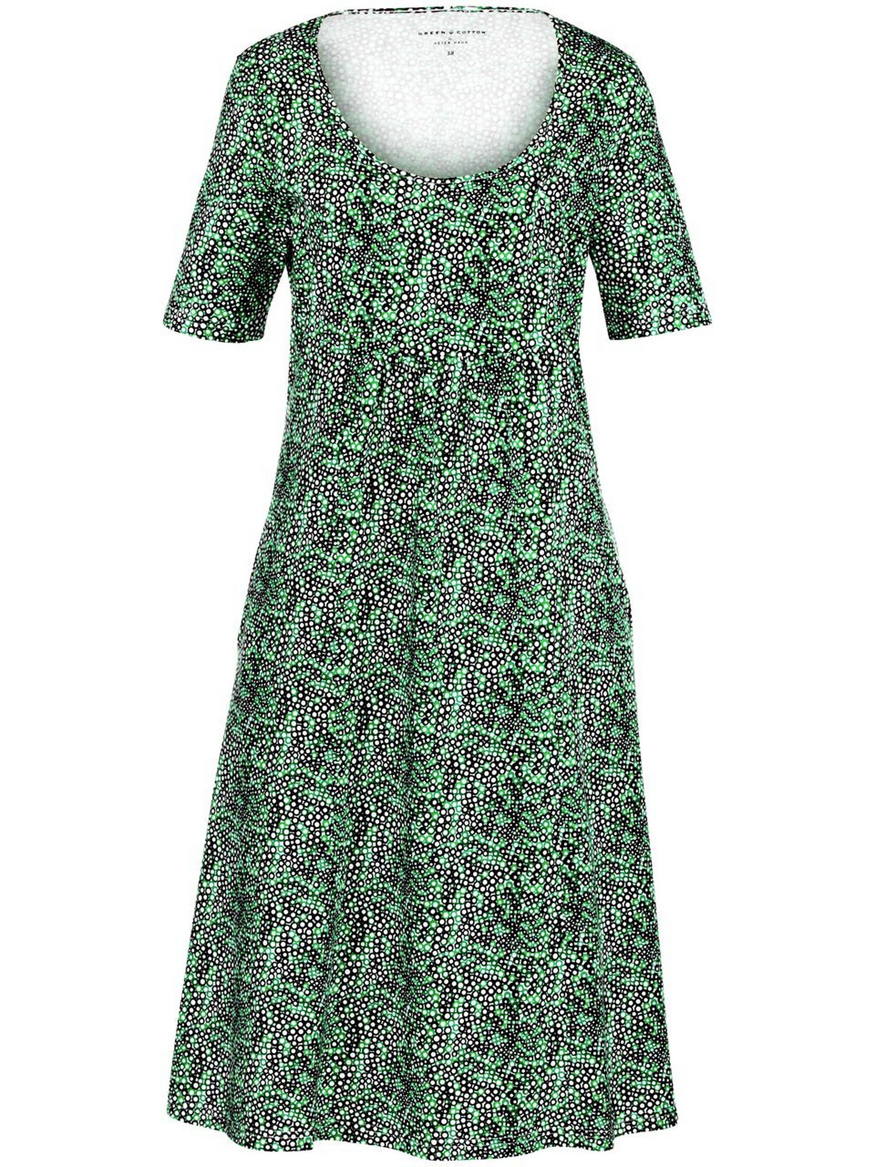 Green Cotton Kleid 1/2-Arm aus 100% Baumwolle Green Cotton weiss Damen 48