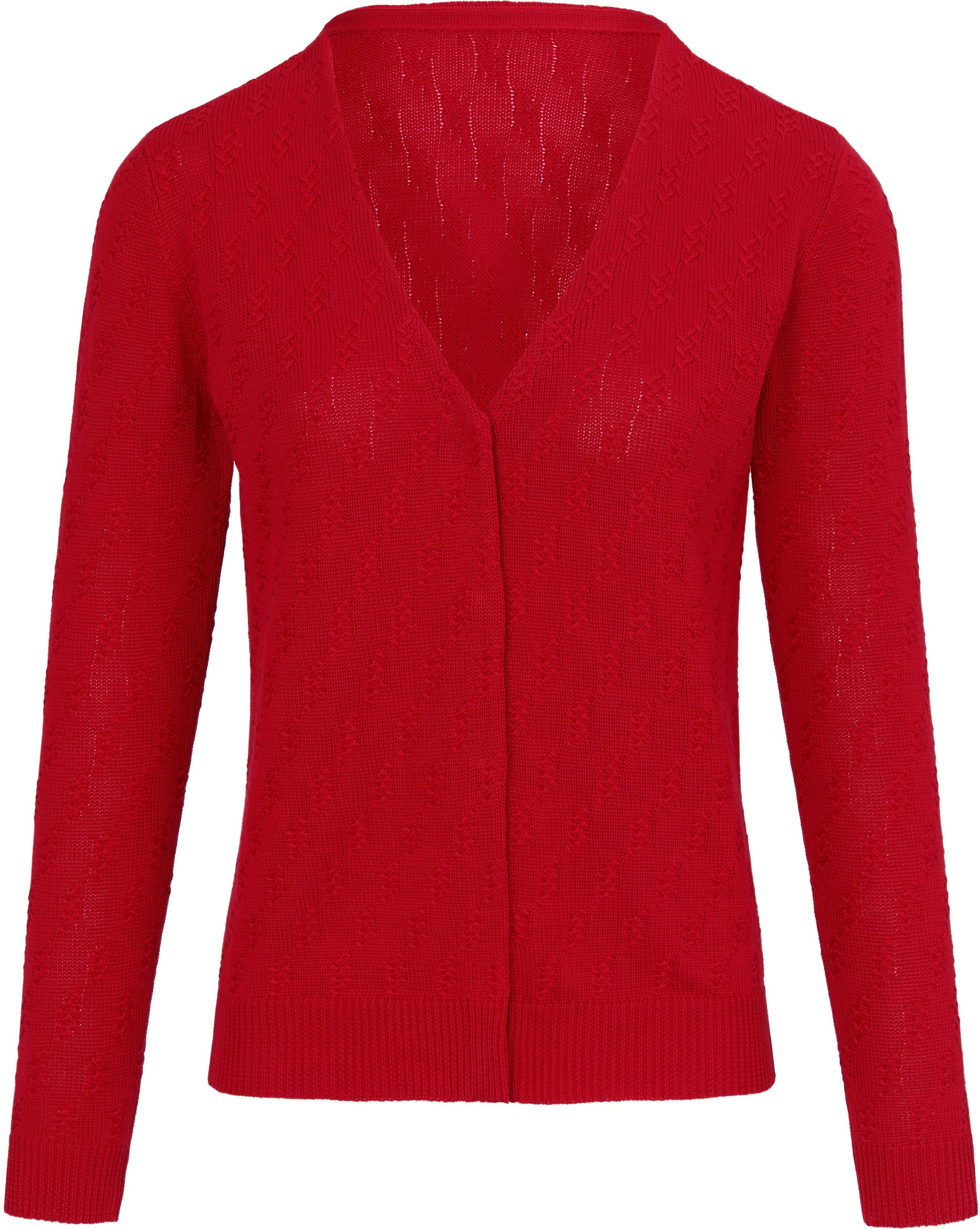 Peter Hahn Strickjacke aus 100% SUPIMA®-Baumwolle Peter Hahn rot Damen 42