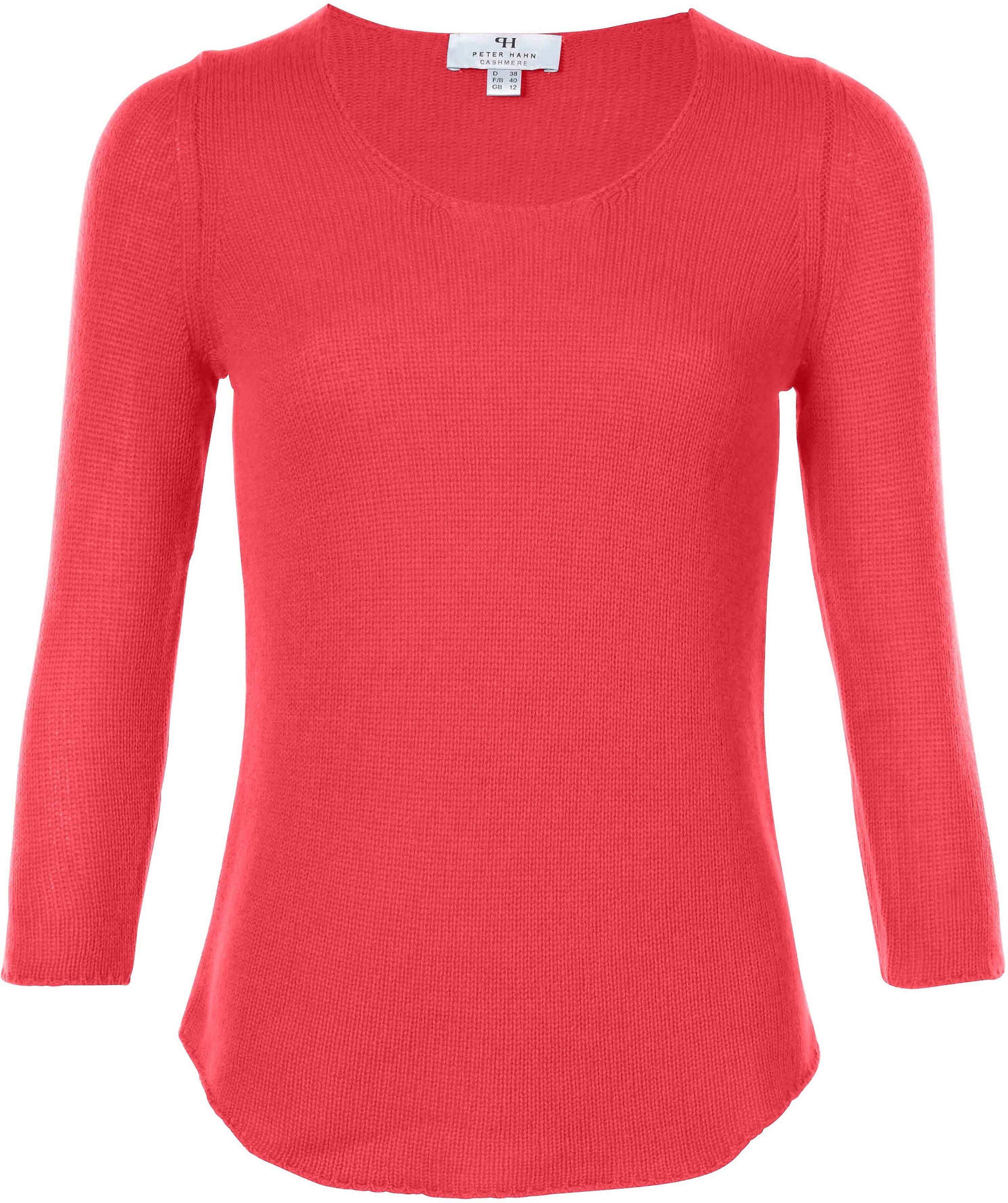 Peter Hahn Pullover aus 100% Premium-Kaschmir Peter Hahn Cashmere rot Damen 44