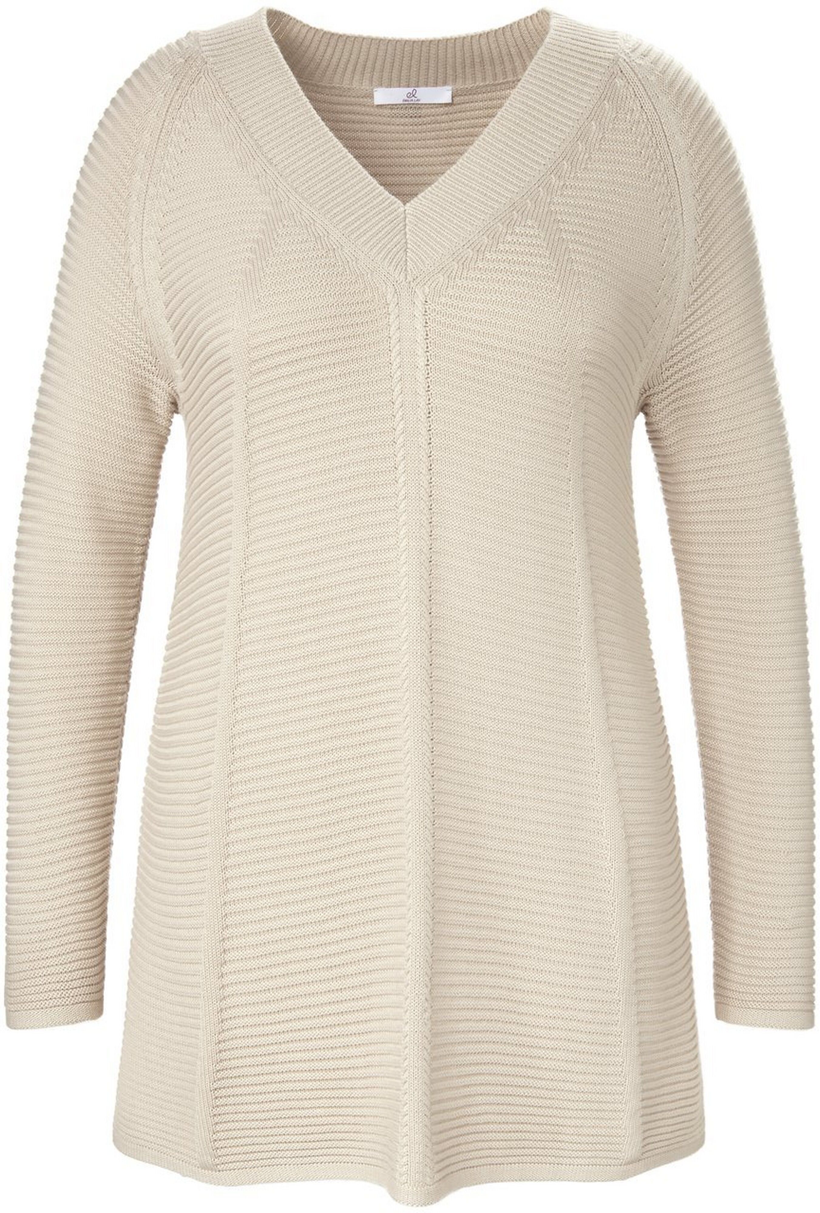 Anna Aura V-Pullover Anna Aura beige Damen 56