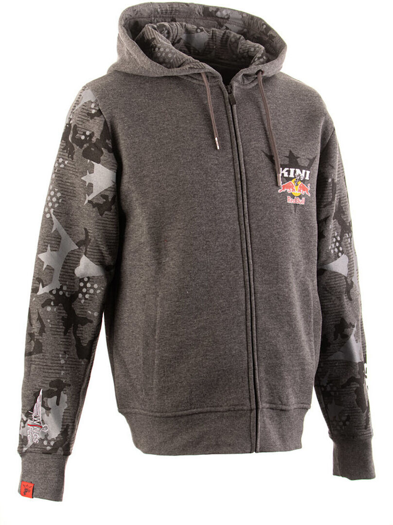 Kini Red Bull Urban Camo Zip Hoodie M Grau