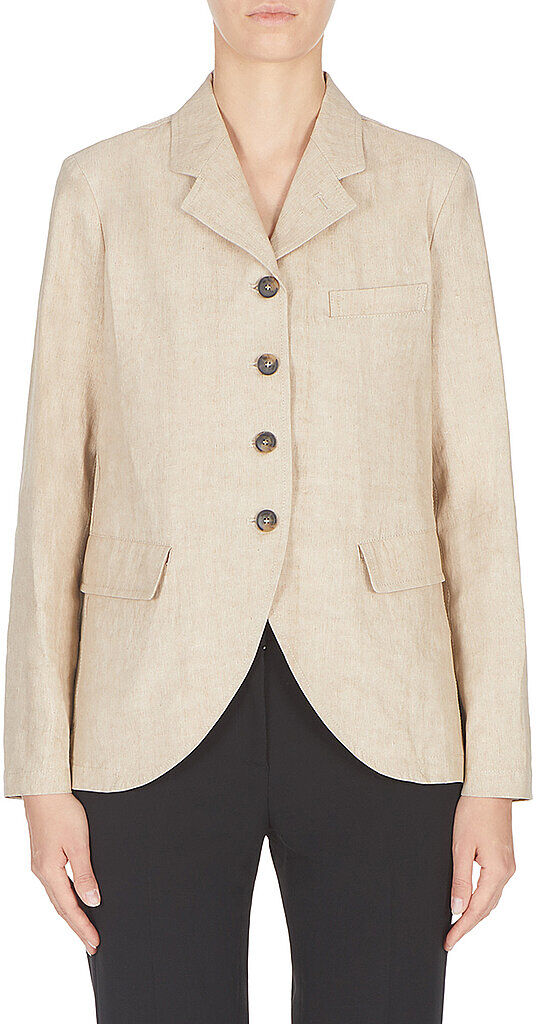 Giorgio Armani EMPORIO ARMANI Leinenblazer Icon beige   Damen   Größe: 38   8N2G81 2NF4Z