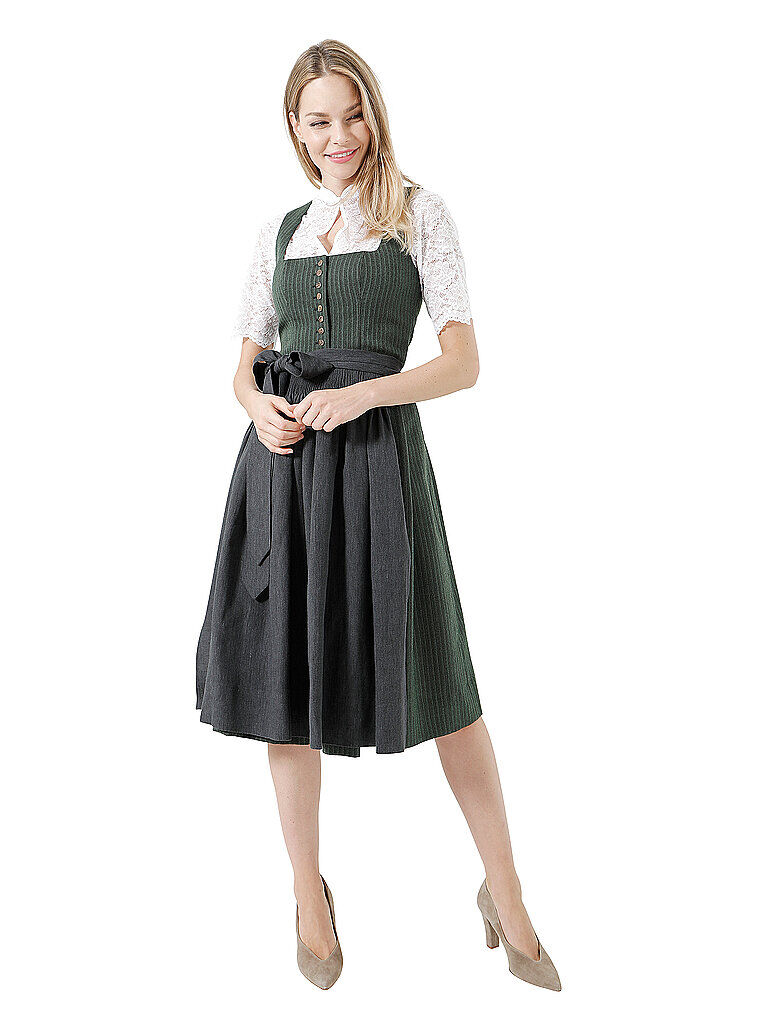 GOTTSEIDANK Dirndl Monika grün   Damen   Größe: 34   K0305