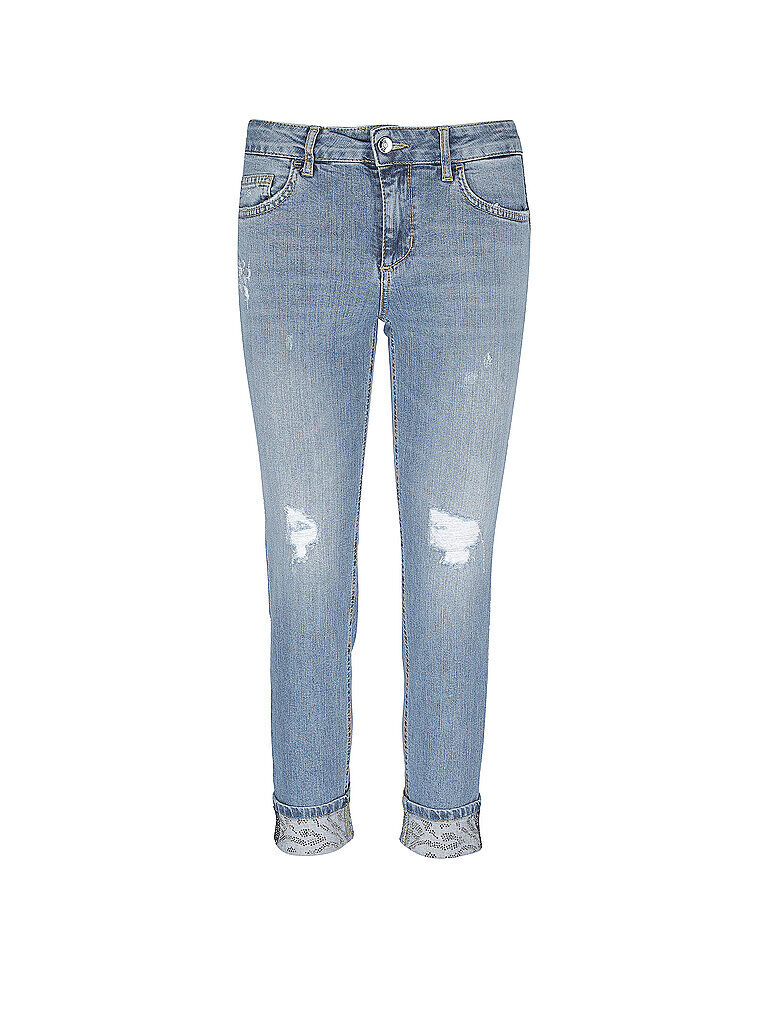 LIU JO Jeans Slim Fit Monroe 7/8 blau   Damen   Größe: 30   UA2006 D4691
