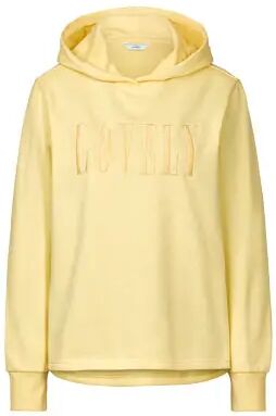 Tchibo - Kapuzensweatshirt mit Wording-Stickerei - Gelb - Gr.: M Polyester Gelb M 40/42