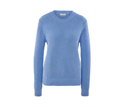 Tchibo - Strickpullover aus reiner Baumwolle - Hellblau - 100% Baumwolle - Gr.: L Baumwolle  L