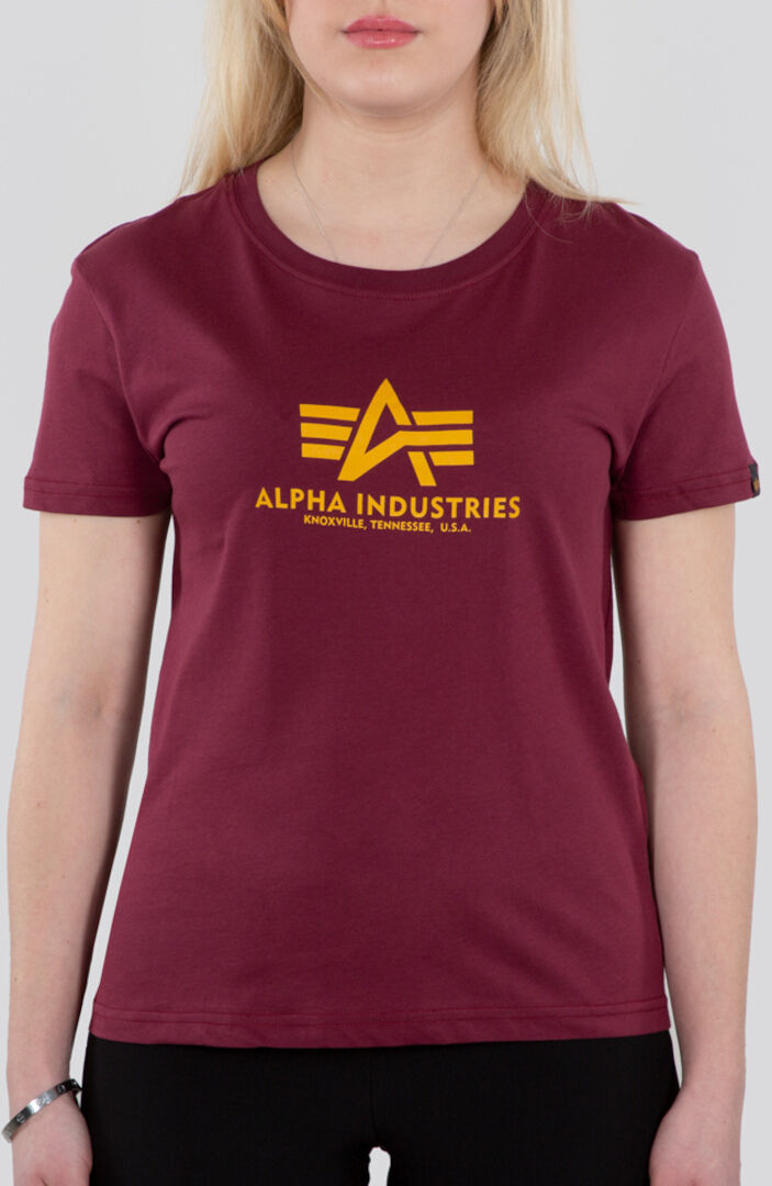 Alpha Industries New Basic Dámská trička XL červená