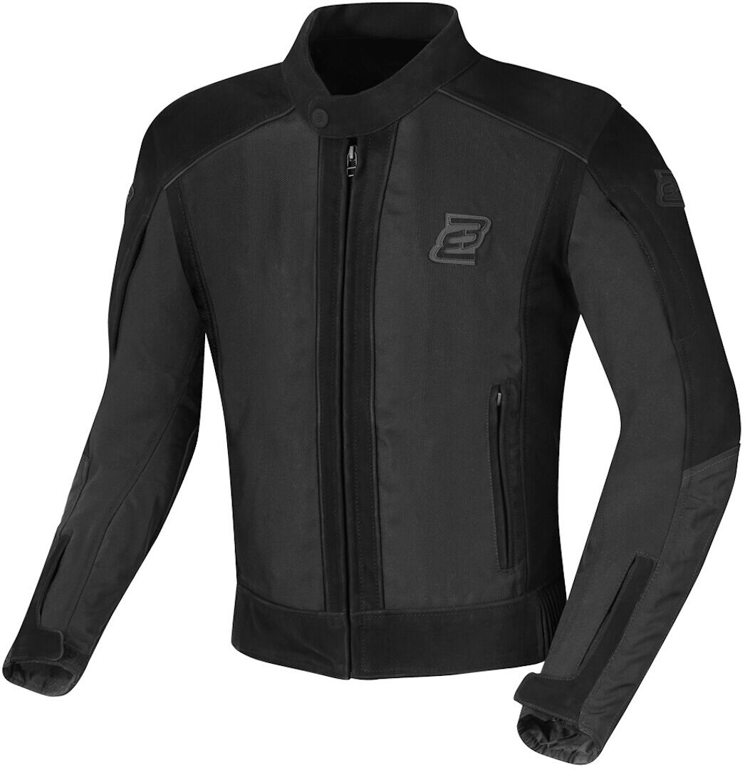 Bogotto Tek-M Nepromokavá motocyklová kůže - / textilní bunda 3XL Černá