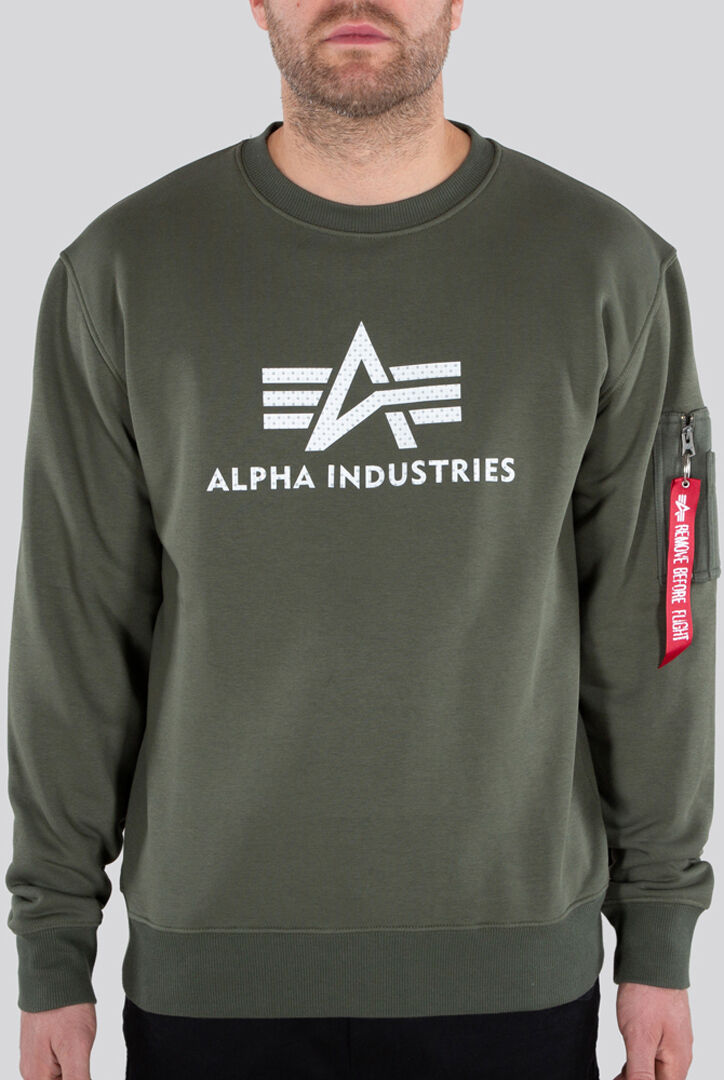 Alpha Industries 3D Logo II Svetr S Zelená