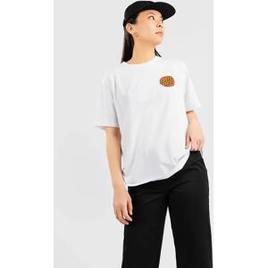 Santa Cruz Classic Dot Chest T-Shirt white 8 female