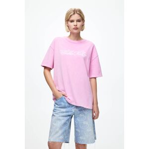 Pull&Bear Oversize-T-Shirt Hello Kitty - Ausgewaschenes rot - female - Size: XS
