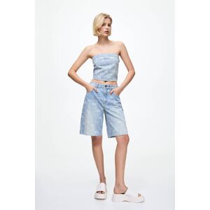 Pull&Bear Jorts Hello Kitty - Hellblau - female - Size: 36