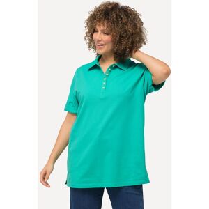 Große Größen Poloshirt, Damen, türkis, Größe: 58/60, Baumwolle, Ulla Popken