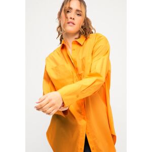 Große Größen Hemdbluse, Damen, orange, Größe: 50/52, Baumwolle, Studio Untold