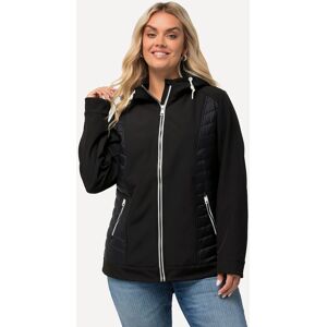 Große Größen HYPRAR Hybrid-Kapuzenjacke, Damen, schwarz, Größe: 58/60, Polyester/Synthetische Fasern, Ulla Popken