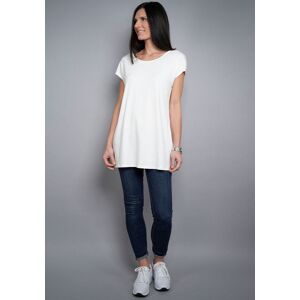 Longshirt SEIDEL MODEN Gr. 52, weiß (offwhite) Damen Shirts Jersey in schlichtem Design, MADE IN GERMANY Bestseller