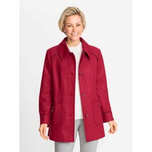 Wolljacke CLASSIC Gr. 50, rot (dunkelrot) Damen Jacken Übergangsjacken
