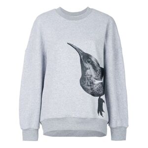 Ioana Ciolacu Pullover mit Vogel-Print - Grau S/XL/XS/XXL/XXS/M Female