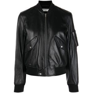 Saint Laurent Bomberjacke aus Lammleder - Schwarz 38 Female