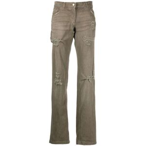 Dolce & Gabbana Pre-Owned 2000s Hose mit Distressed-Wirkung - Nude 42 Female