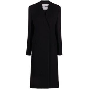 Jil Sander Doppelreihiger Kaschmirmantel - Schwarz 34/36 Female