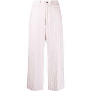 Polo Ralph Lauren Cropped-Hose aus Leinen - Rosa 4/6/8/10/12/14/16 Female