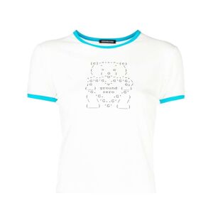 Ground Zero T-Shirt mit Teddybär - Weiß XS Female