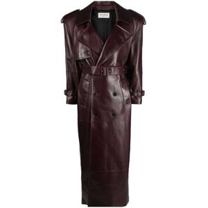 Saint Laurent Langer Trenchcoat - Rot 34/36 Female