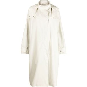 Studio Nicholson double-breasted hooded coat - Nude 00/0 Female