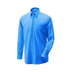 Exner 400 - Oberhemd langarm : royal blue 60% Baumwolle 40% Polyester 120 g/m2 38